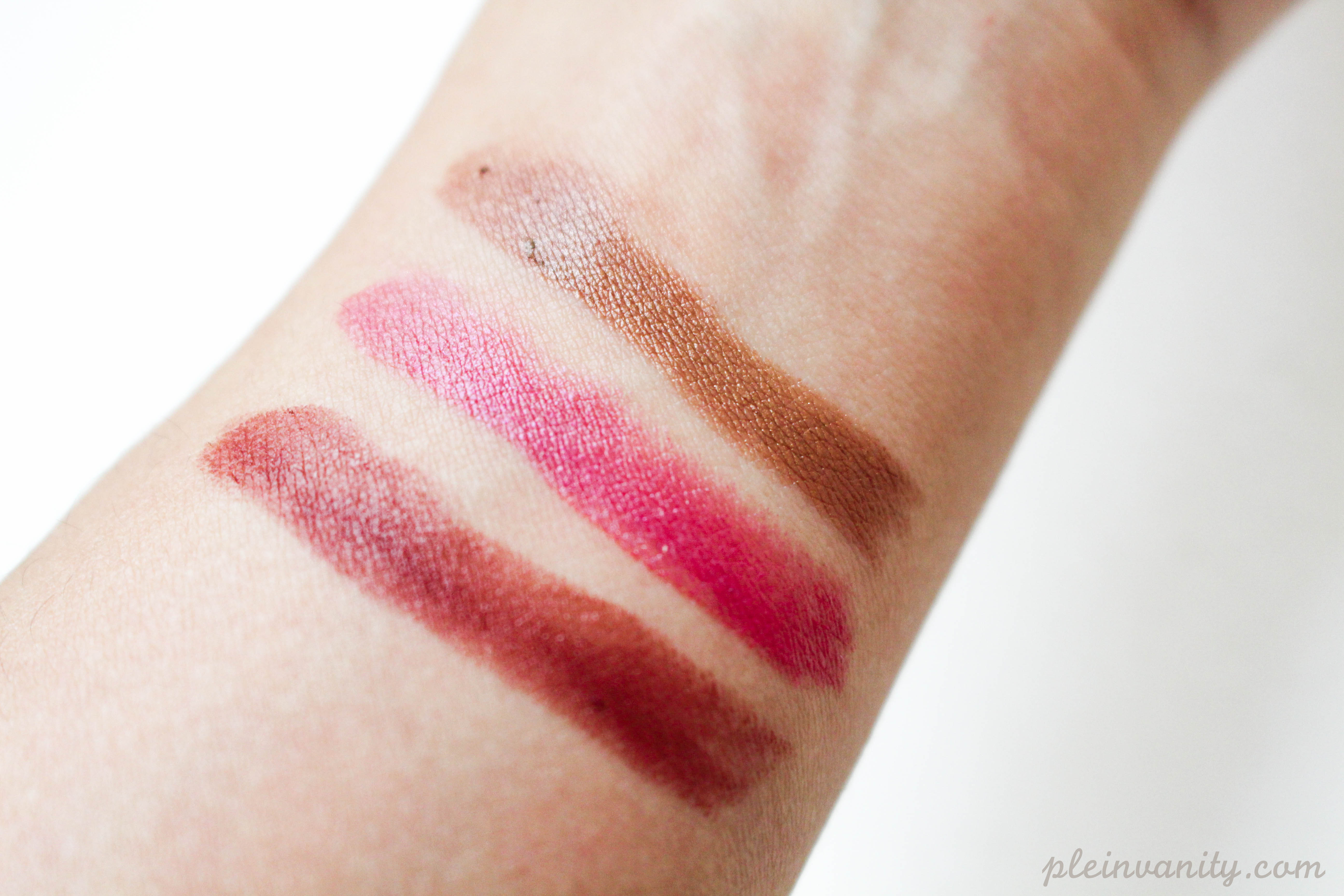 Axiology Lipstick swatches