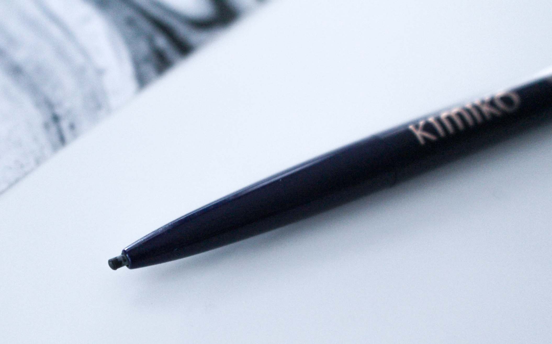 Closeup of Kimiko Superfine Eyebrow Pencil.